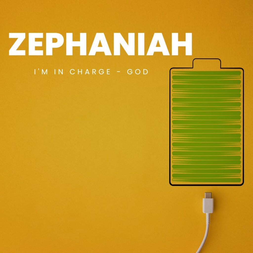 Zepheniah Week 2